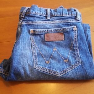 Mens Wrangler Blue Jeans